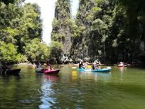 Thalane Bay Kayak and Elephant Trek Full Day with Lunch
