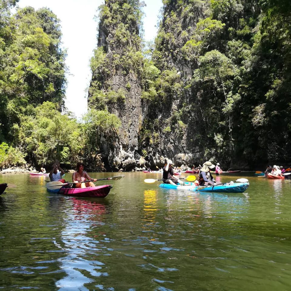 Thalane Bay Kayak and Elephant Trek Full Day with Lunch