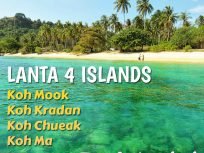 Lanta 4 Islands Tour Koh Mook, Koh Kradan, Koh Chueak, Koh Ma