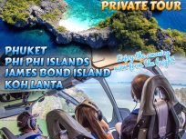 Phuket, Phi Phi Islands, Phang Nga, and Koh Lanta Private Helicopter Tour