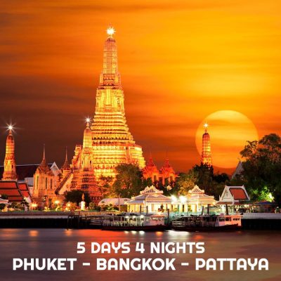 Phuket Bangkok Pattaya 5 Days 4 Nights with Hotel