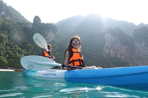 Sunset Cruise Phi Phi Island and Maithon Island by Power Catamaran